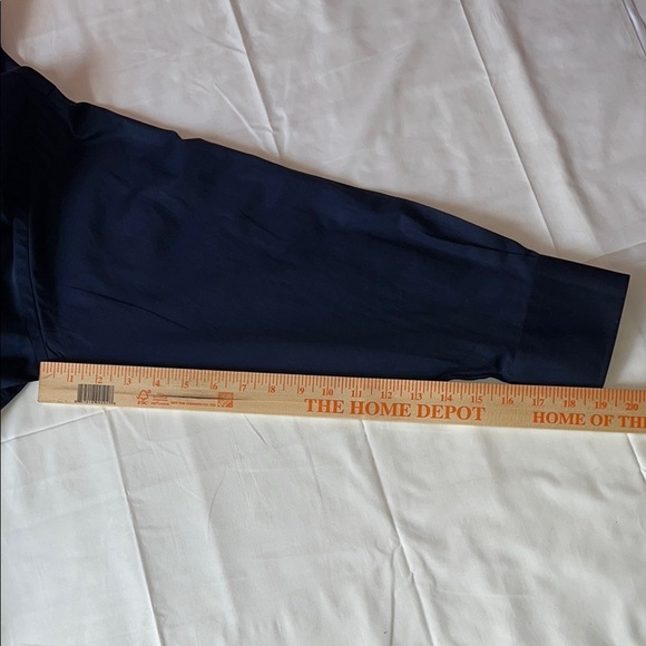 Kenneth Cole reaction navy blue casual button down men’s size large 16 1/2 - Picture 15 of 16